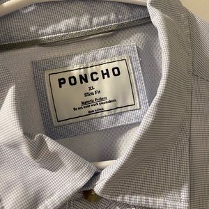 Poncho Shirt XL Slim Fit Short Sleeve Fishing Shirt
